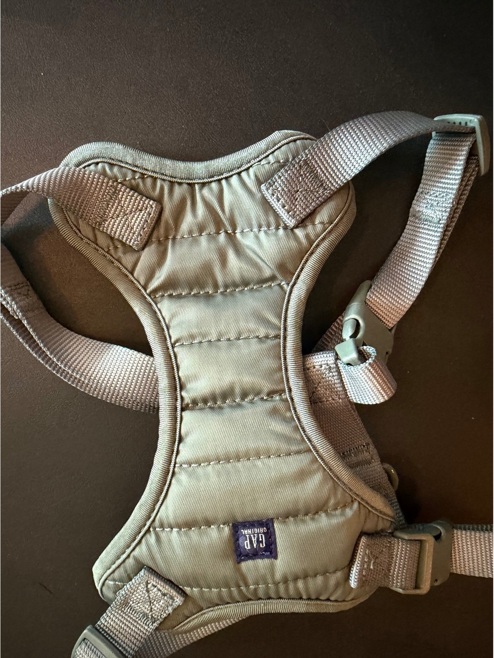 GAP Adjustable Dog Harness Size Large Light Gray - Picture 3 of 7